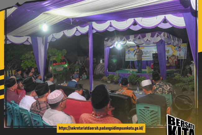 Pemko Padang Sidempuan Lanjutkan Safari Isra'Mi'raj di Desa Mompang