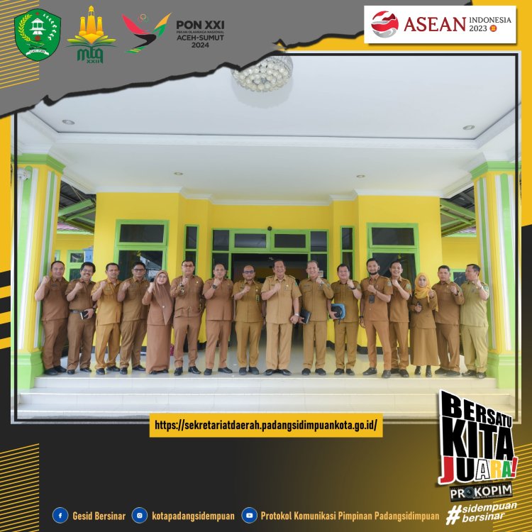 Walikota Irsan Efendi Terima Kunjungan Kepala Biro Organisasi Setda ProvSU Bahas Pembentukan Dua UPTD