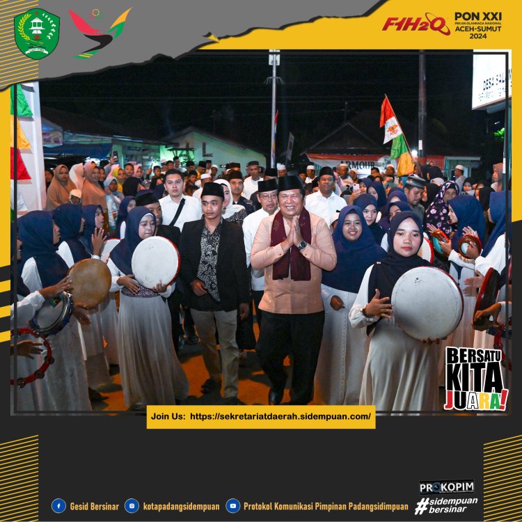 Safari Isra mikraj Terakhir Pemko Padang Sidempuan di Desa Salambue