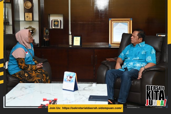 Wako Irsan Terima silaturahmi Relawan Gerakan Amal Cepat Sidempuan (GERCEP)