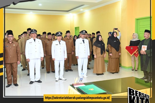 Sebanyak 51 Jabatan Administrator, Jabatan Pengawas & Kepala Sekolah Di Lantik Wako Irsan.