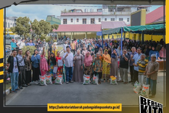 Walikota Salurkan CBP Untuk Kecamatan Padang Sidempuan Selatan