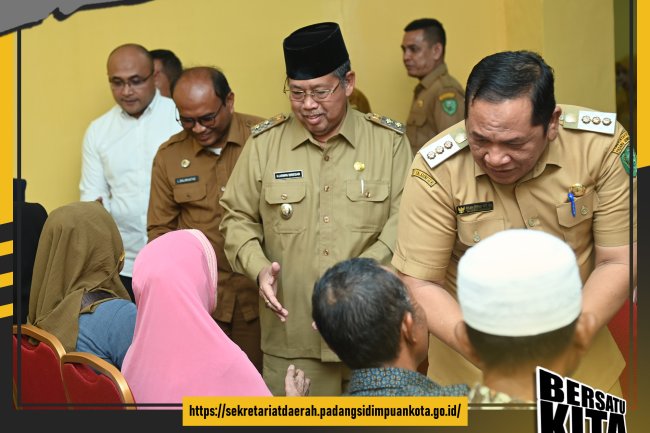 Pemko Padang Sidempuan fasilitasi Prembagian Zakat Mal PT. Bank Sumut