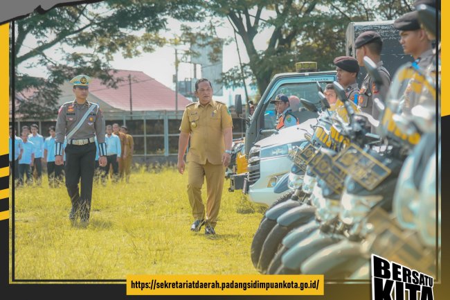 Walikota Irsan Efendi Nasution Pimpin Apel Kesiapan Ops Ketupat Toba Tahun 2023