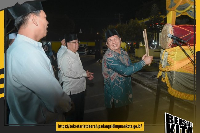 Sambut Idul Fitri 1444 H, Pemko Padang Sidempuan Laksanakan Takbiran Di Halaman Kantor