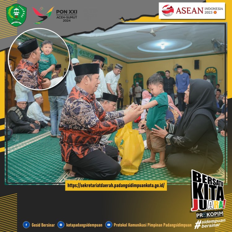 Di hari ke 17 Ramadhan Wako Irsan Safari Ramadhan di masjid Nurul Islam