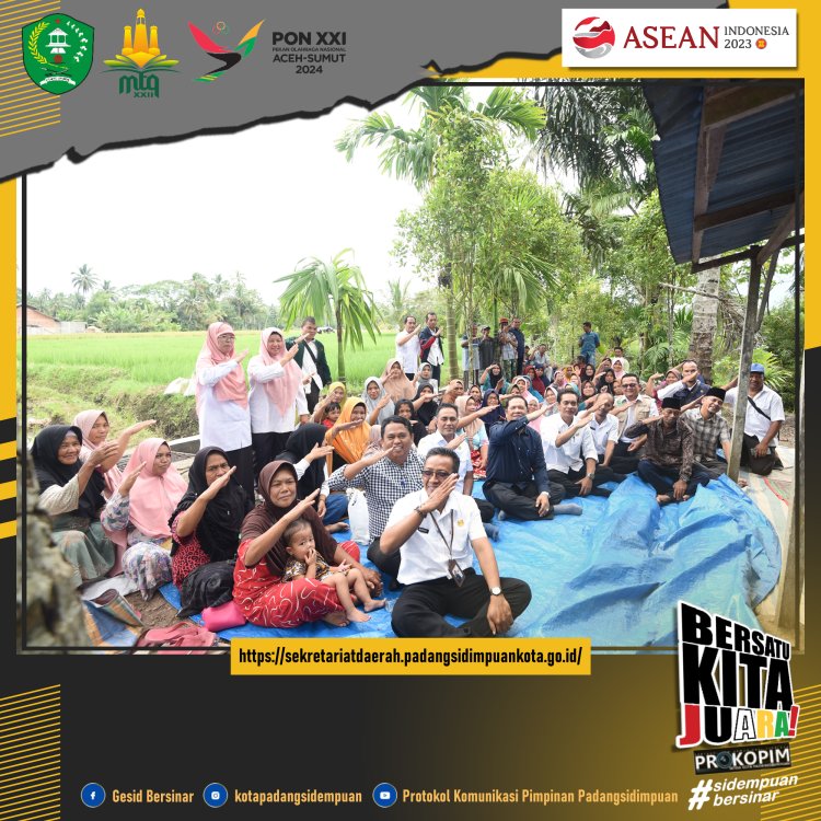 Jaga Keseimbangan Ekosistem, Pemko Padang Sidempuan Buat Kegiatan Sekolah Lapangan Tematik Pertanian Organik 