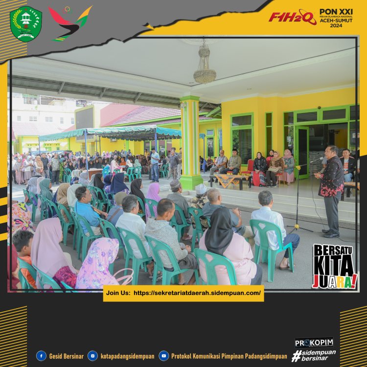 Jelang Idul Fitri, Pemkot Padang Sidempuan Salurkan 11 Ribu Bantuan Pangan Cadangan Beras