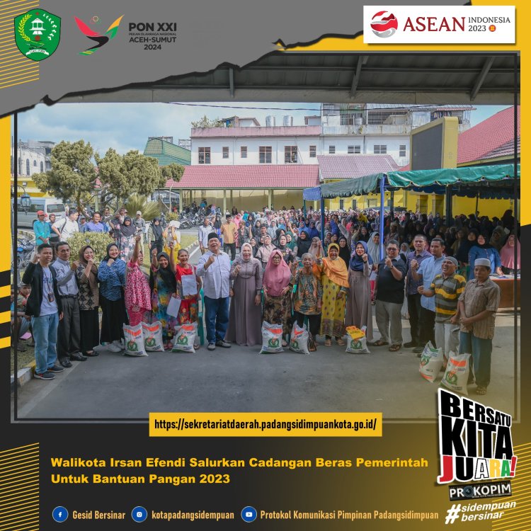 Walikota Salurkan CBP Untuk Kecamatan Padang Sidempuan Selatan