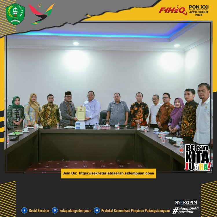  RSUD Padang Sidempuan siap untuk melaksanakan tes kesehatan jasmani dan bebas narkoba untuk  syarat bagi bakal calon anggota legislatif (bacaleg) 2024.