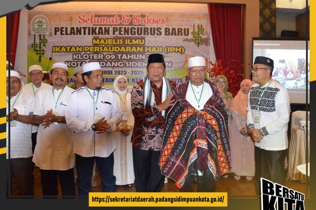 Wako Irsan Ulosi Wali majelis Ilmu Terpilih tahun 2023-2024
