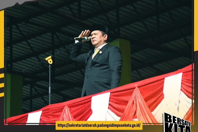 Walikota Padang Sidempuan Irsan Efendi Bertindak Sebagai Inspektur Upacara Peringatan Hari Kebangkitan Nasional  ke-115