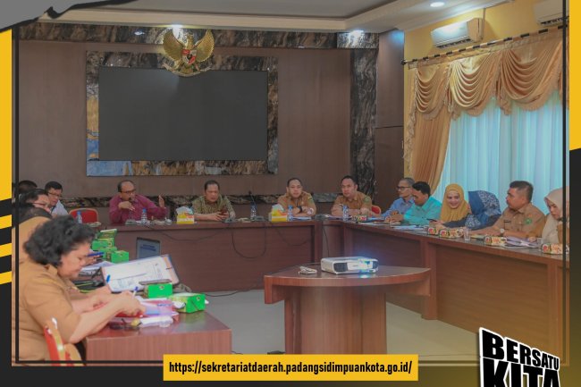 Wako Irsan Pimpin Rapat Persiapan Penilaian Ombudsman RI
