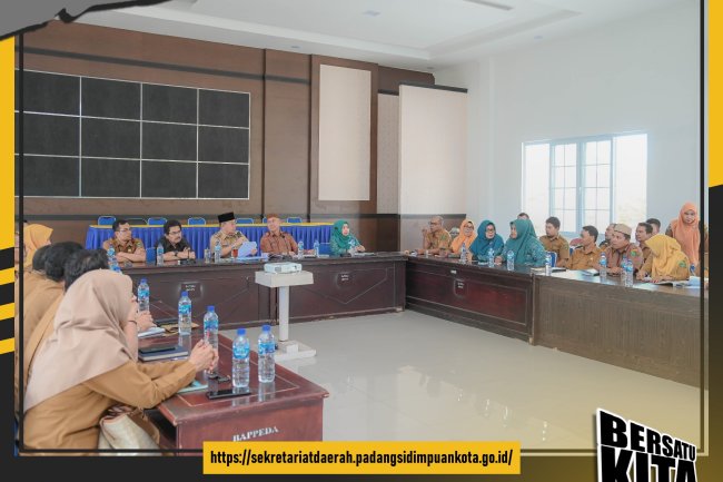 Pemerintah Kota Padang Sidempuan Gelar Rapat Koordinasi TPPS