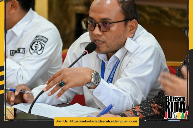 Sekdako Pimpin Rapat Persiapan Pemberangkatan Haji Kota Padang Sidempuan