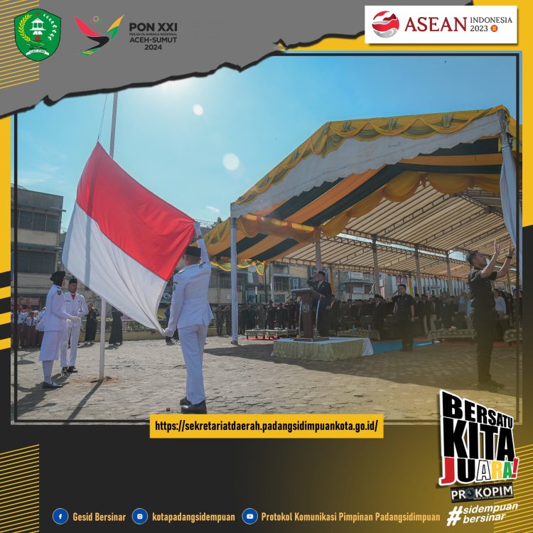 Upacara Peringatan Hari Pendidikan Nasional Di Kota Padang Sidempuan Tahun 2023