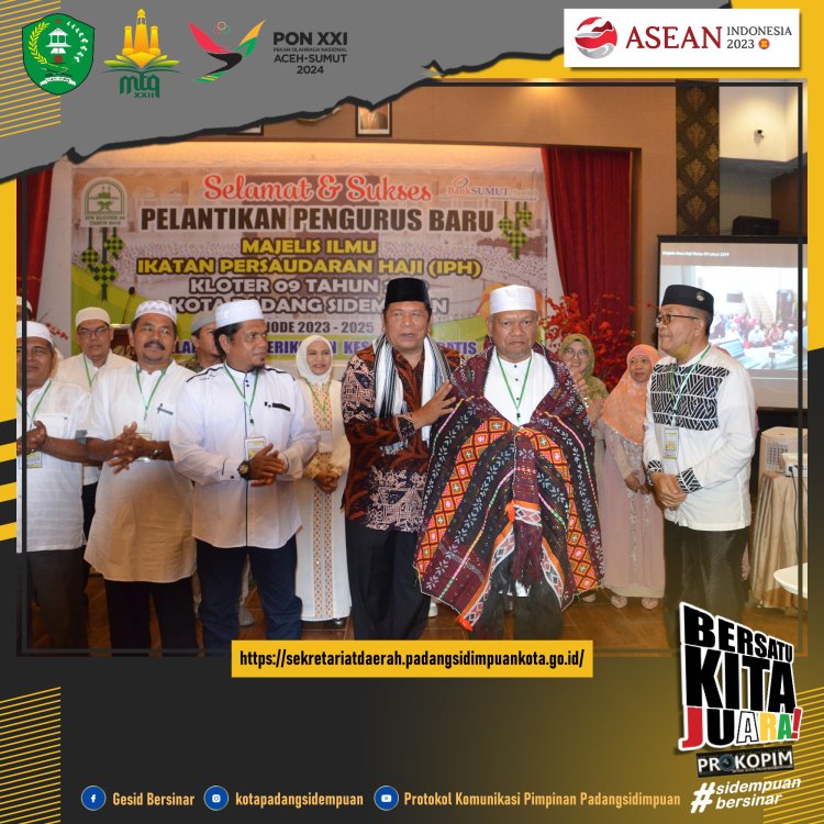 Wako Irsan Ulosi Wali majelis Ilmu Terpilih tahun 2023-2024
