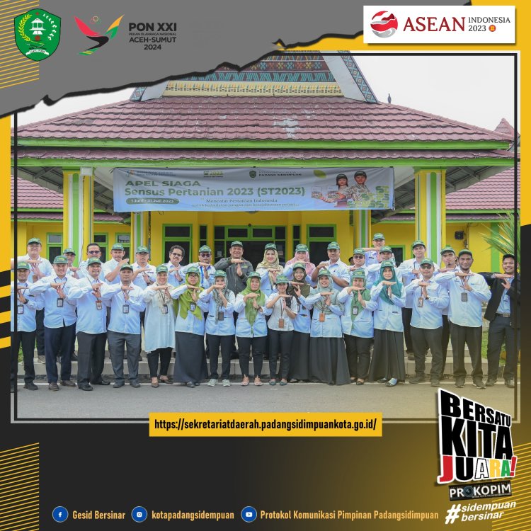 BPS Padang Sidempuan  Apel Siaga Sensus Pertanian 2023