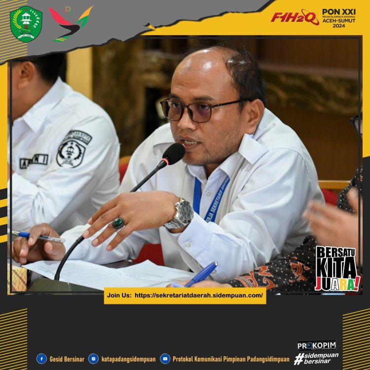 Sekdako Pimpin Rapat Persiapan Pemberangkatan Haji Kota Padang Sidempuan