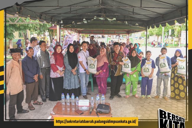 Pemko Padangsidimpuan Salurkan CBP Bantuan pangan 2023 Tahap II