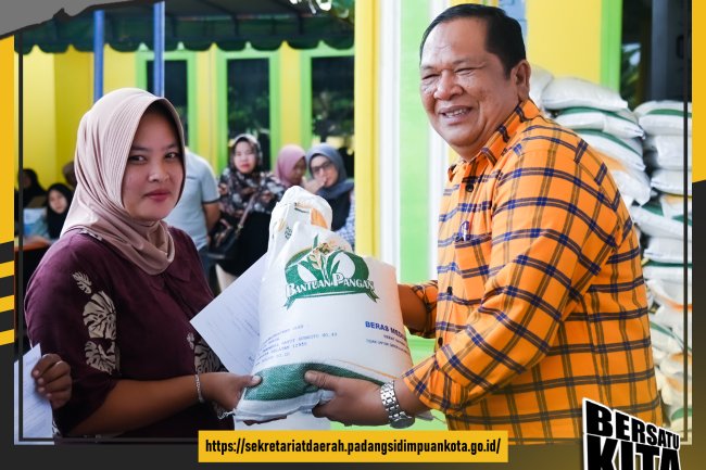 Wali Kota Irsan Efendi Nasution Salurkan CBP Sebanyak 2675 di Padangsidimpuan Selatan dan 1936 di Padangsidimpuan Batunadua