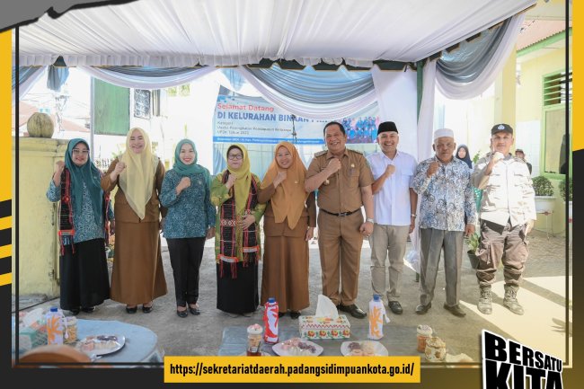 Walikota Irsan Dampingi TP. PKK Provsu Monitoring Kelurahan Wek IV Sebagai Binaan UP2K