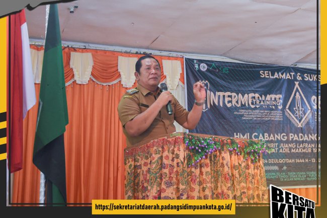 Walikota Padangsidimpuan Menutup Secara Resmi Kegiatan Latihan Kader II HMI Kota Padangsidimpuan