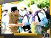 Wako Irsan Sambut Jemaah Haji Kota Padangsidimpuan Kloter 19