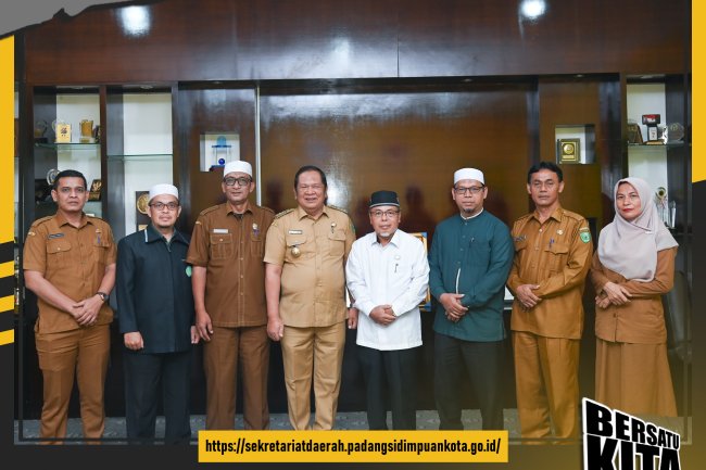 Walikota Padangsidimpuan Menerima Audiensi MUI Kota Padangsidimpuan untuk Peringatan Tahun Baru Islam