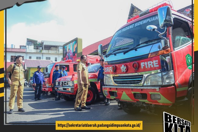 Damkar Padangsidimpuan Punya Mobil Pemadam Kebakaran Baru