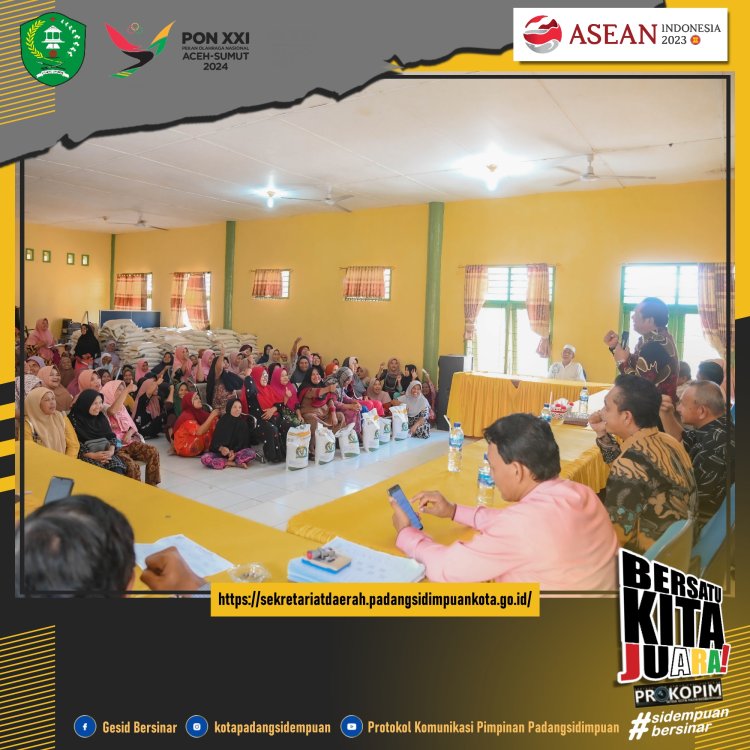 Pemko Padangsidimpuan kembali menyalurkan bantuan pangan cadangan beras pemerintah tahap ketiga 