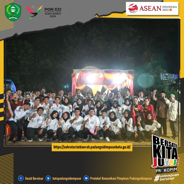 Wako Irsan Hadiri Acara Pelantikan NNB Dosniroha Lingkungan IV Kelurahan Timbangan Kec. Padangsidimpuan Utara.