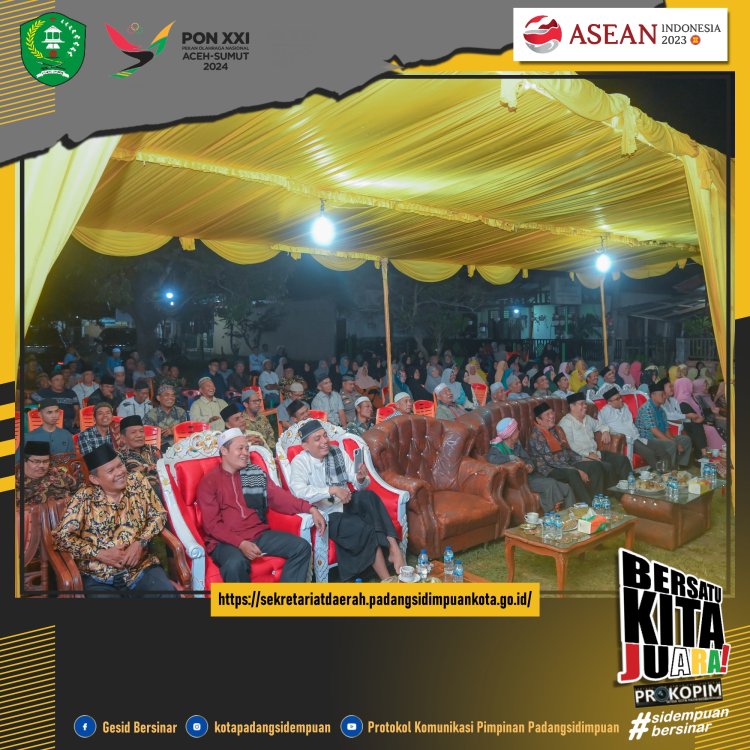 Pemko Padangsidimpuan Laksanakan Safari Muharram 1445 H di Kecamatan Padangsidimpuan Selatan