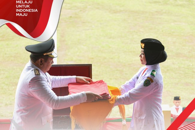 Upacara HUT ke-78 Detik-detik Proklamasi Kemerdekaan Republik Indonesia di Kota Padangsidimpuan Berjalan Sukses