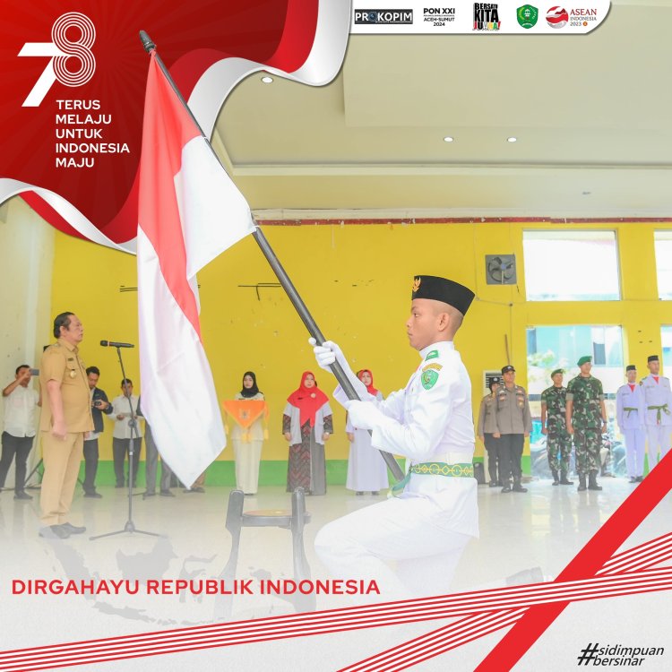 Wako Irsan Kukuhkan Paskibra Padangsidimpuan 2023