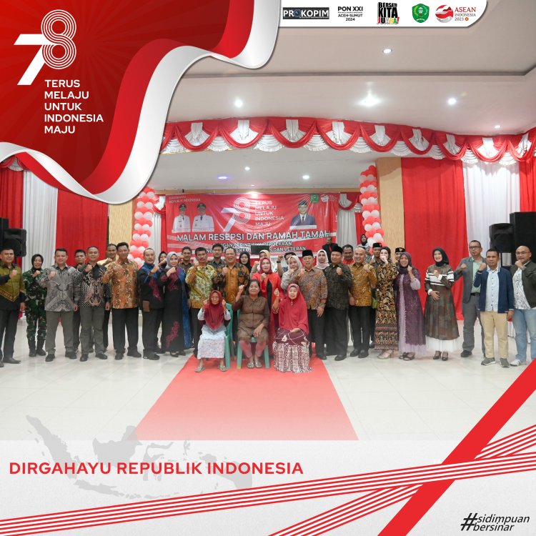 Pemko Padangsidimpuan Adakan Malam Resepsi dan Ramah Tamah Menutup Rangkaian HUT Kemerdekaan RI Ke-78