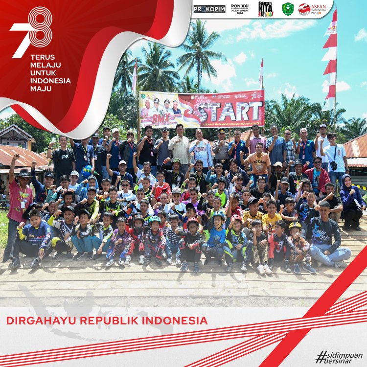 Semarakkan Kegiatan Olahraga di Padangsidimpuan, Wali Kota Irsan Efendi Nasution Buka Gebyar Olahraga Kejuaraan Balap Sepeda BMX