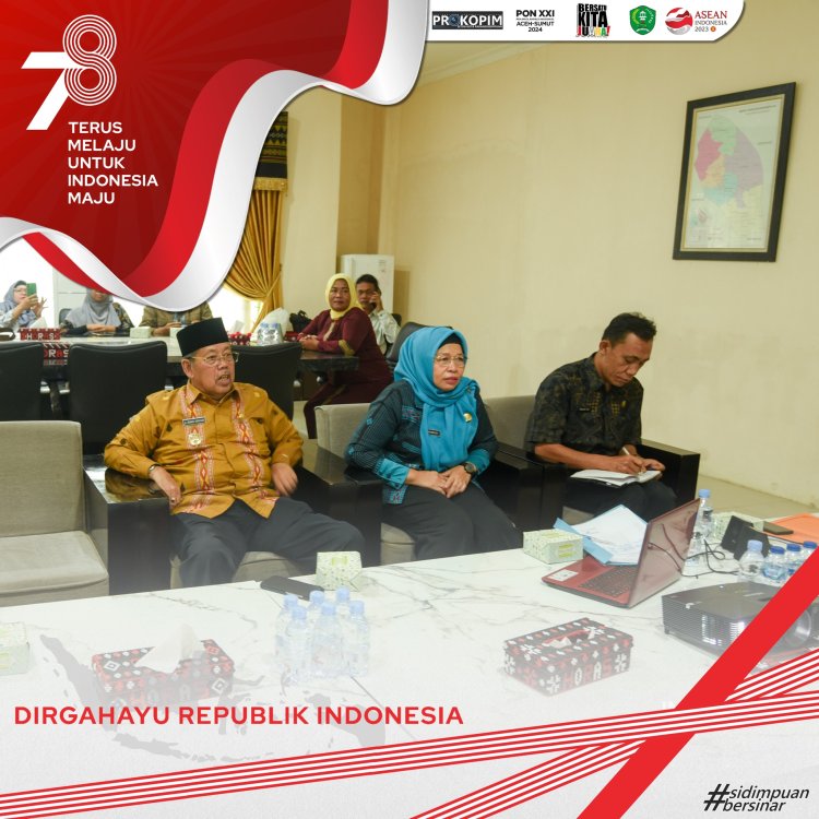 Wawako Arwin Zoom Meeting Dengan Presiden RI Joko Widodo