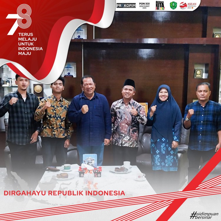Walikota Padangsidimpuan Irsan Efendi Nasution Menerima Audiensi dari Yayasan H. Soman Daulay SD dan SMP Plus Islam Terpadu Padangsidimpuan